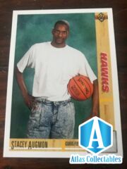 1991-92 Upper Deck Stacey Augmon #5 Rookie Draft Atlanta Hawks
